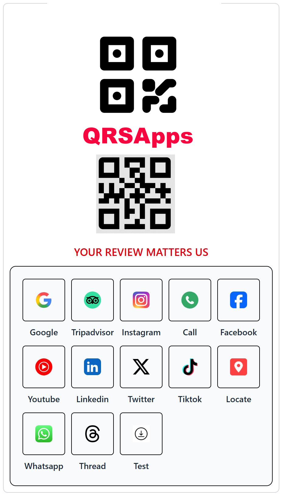 QR Code Dashboard